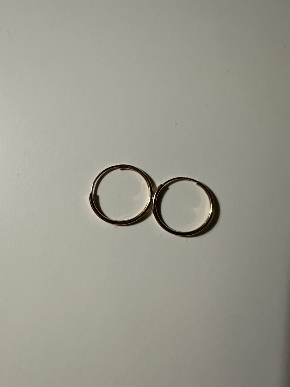14k gold hoops